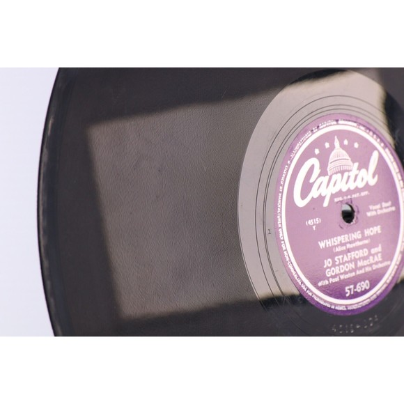 Jo Stafford, Gordon MacRae - Whispering Hope 1949 Polka 10" 78 rpm Record 57-690 - Picture 10 of 16